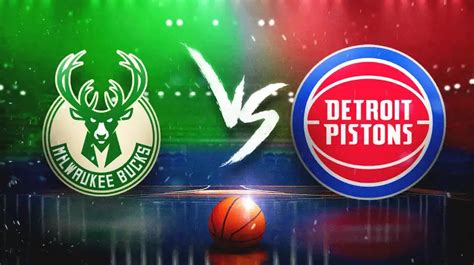 bucks vs pistons prediction|Bucks vs. Pistons prediction, odds, pick, how to watch .